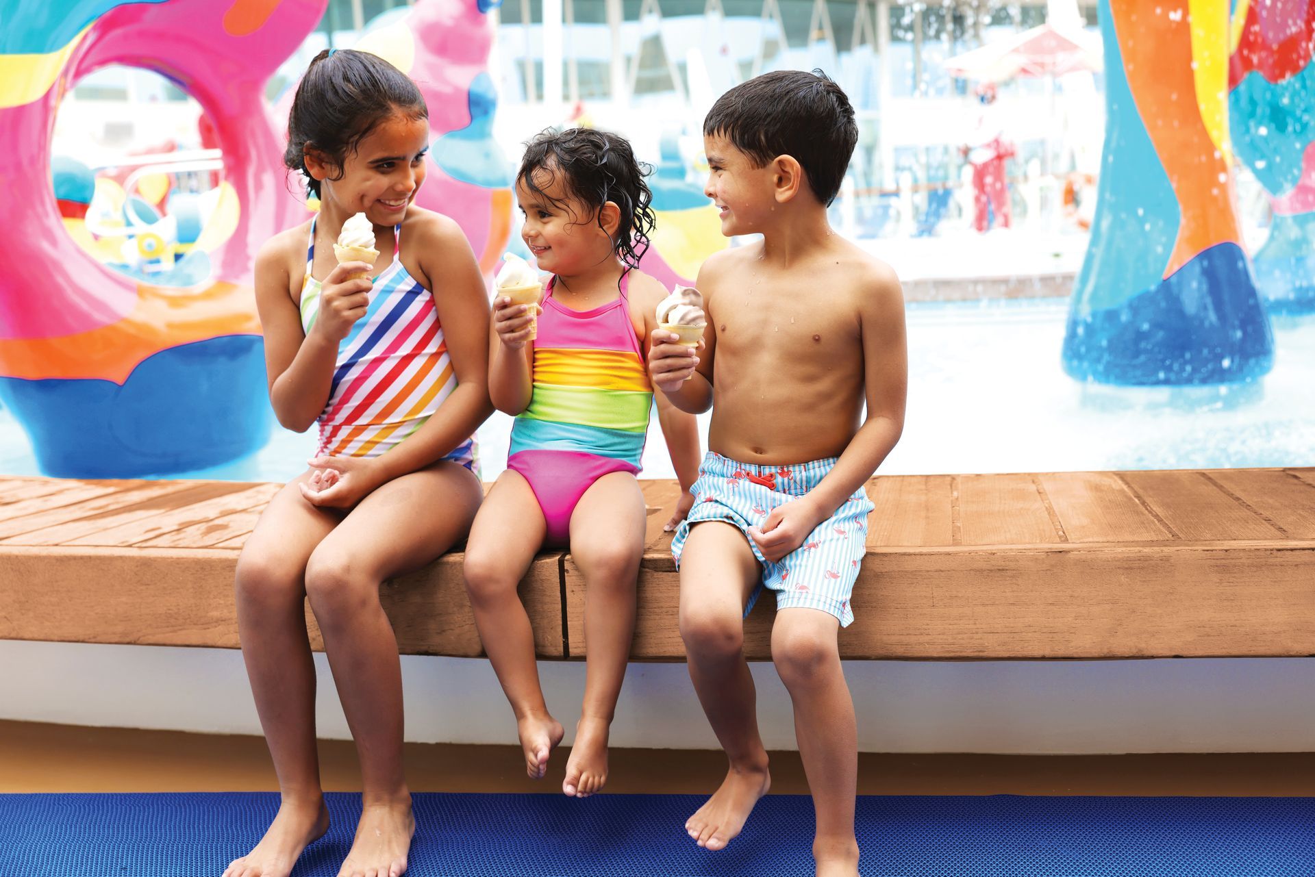 The Ultimate Family Holiday:  Introducing Icon Of The Seas, Kids Eating Ice Cream, Royal Caribbean