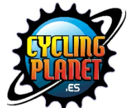 Se muestra el logotipo de cycling planet.es