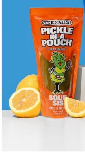 Sour Sis Pickle in a Pouch