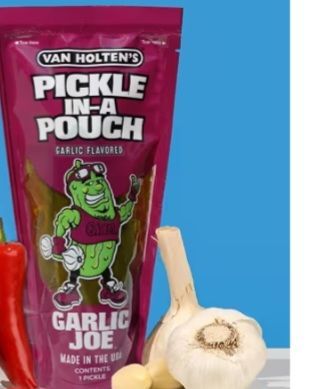 Garlic Joe Pickle in a Pouch