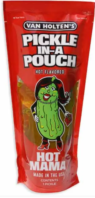 Hot Mama Pickle in a Pouch
