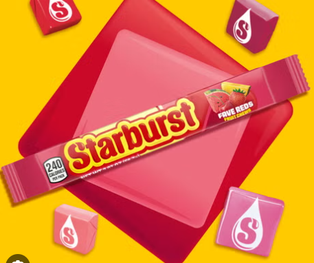 Starburst Five Reds
