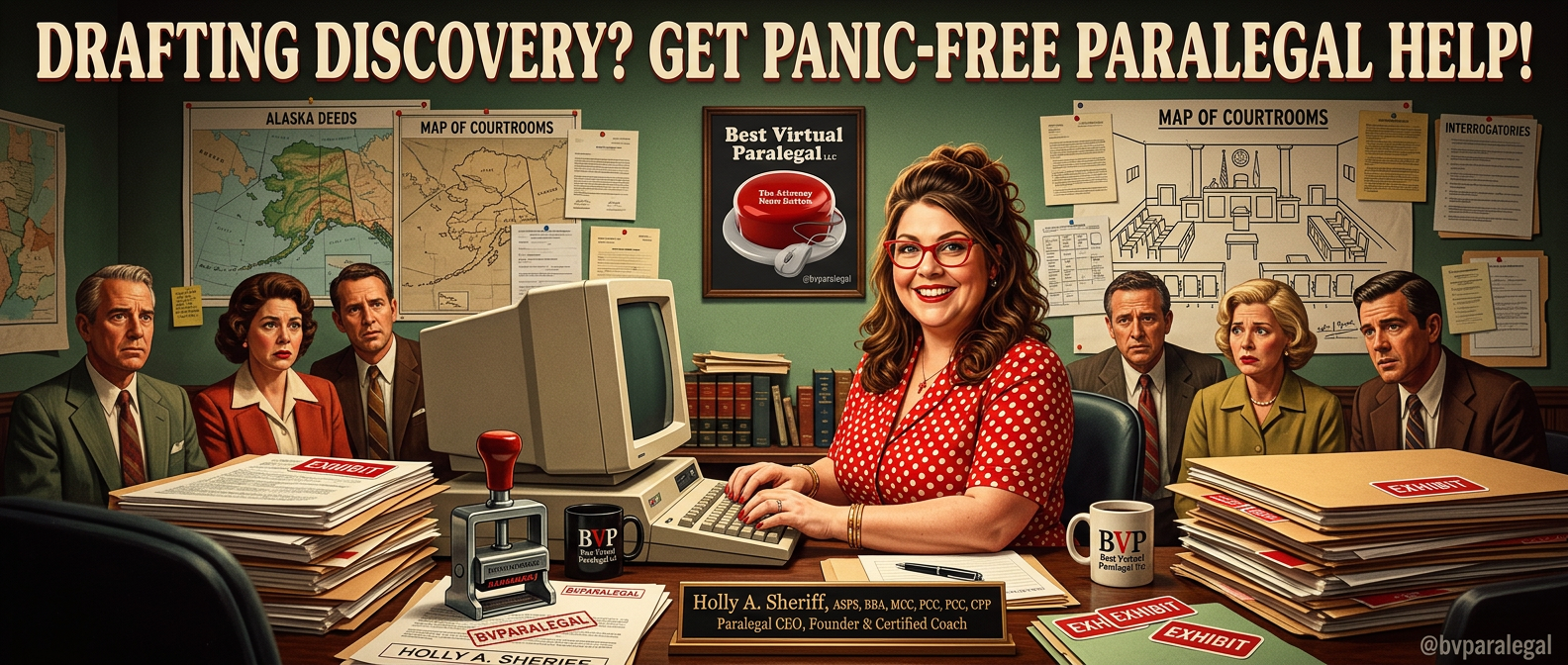Sheriff Holly Best Virtual Paralegal AK Discovery