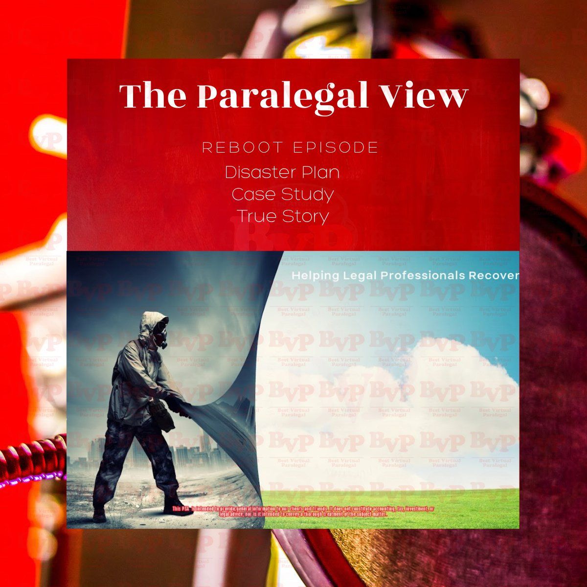 Do you have a disaster plan for your law firm? Best Virtual Paralegal LLC