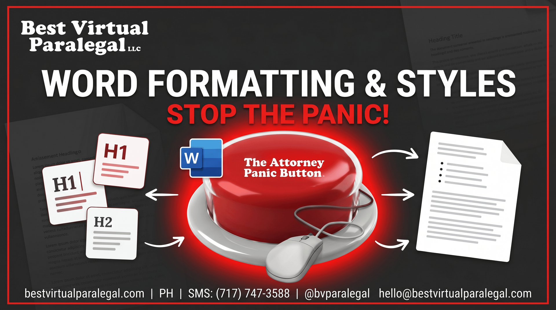 Thumbnail of Best Virtual Paralegal's Word Style Training.