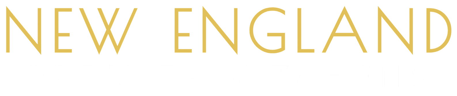 "NEW ENGLAND" in a light gold serif font.
