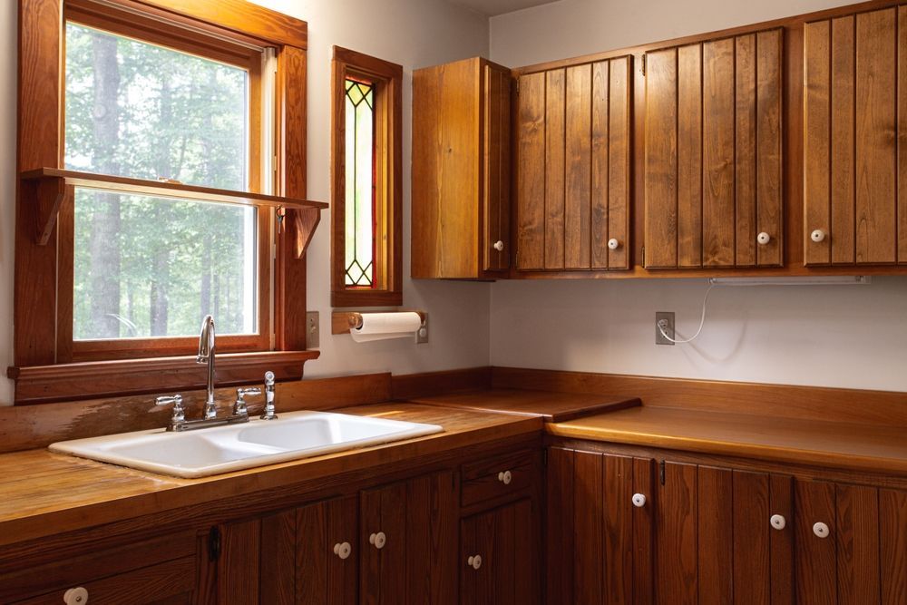 Custom kitchen remodel with modern cabinetry features