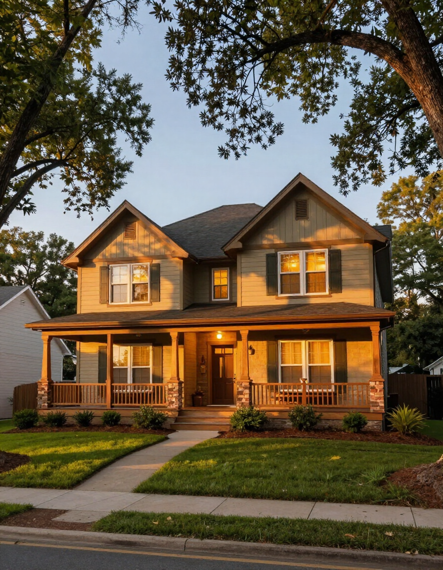 NC craftsman home exterior