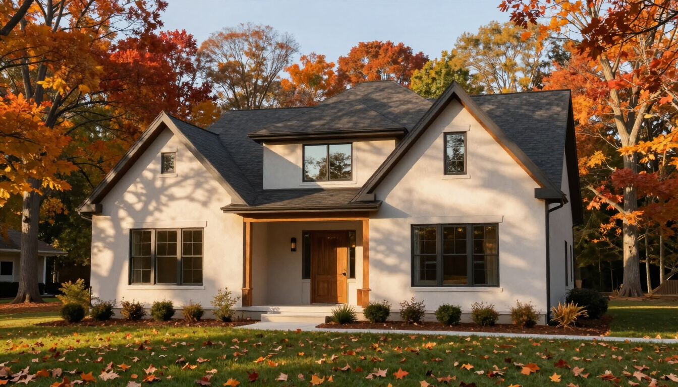 Modern NC home with energy-efficient windows