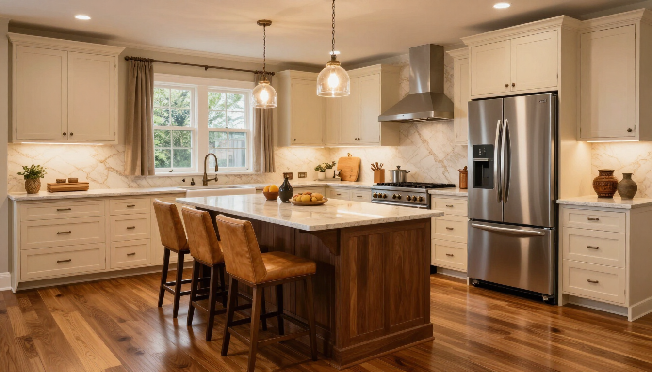 Renovated kitchen in Raleigh NC