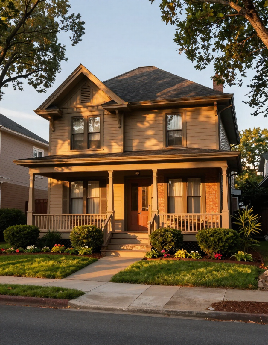 Restored Craftsman bungalow in Winston-Salem's West End Historic District