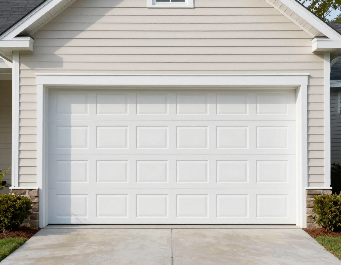 New garage door on NC home