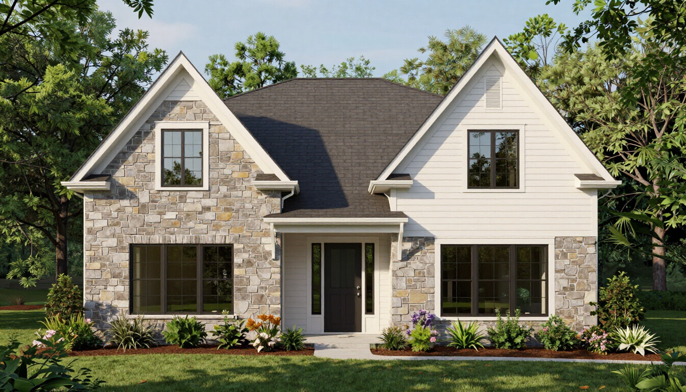Energy-efficient windows and door on a North Carolina home
