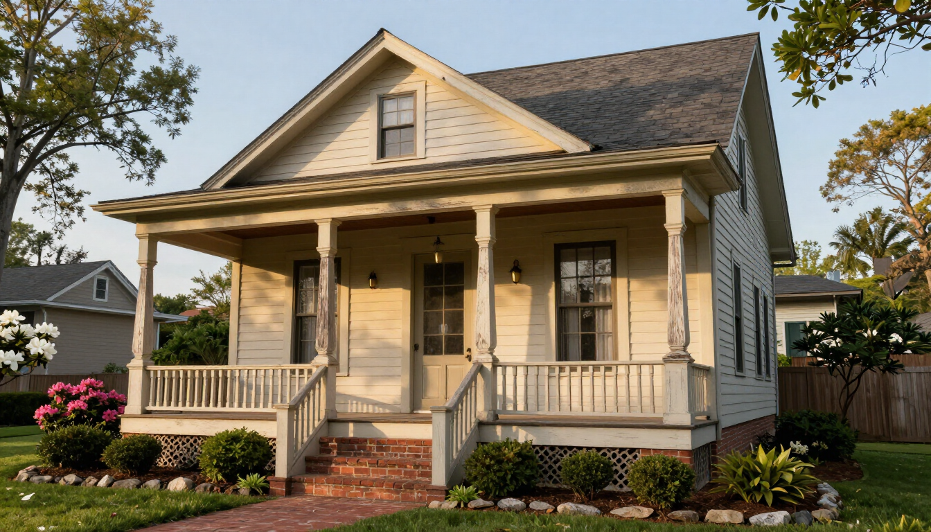 Restored North Carolina historic home with original architectural details