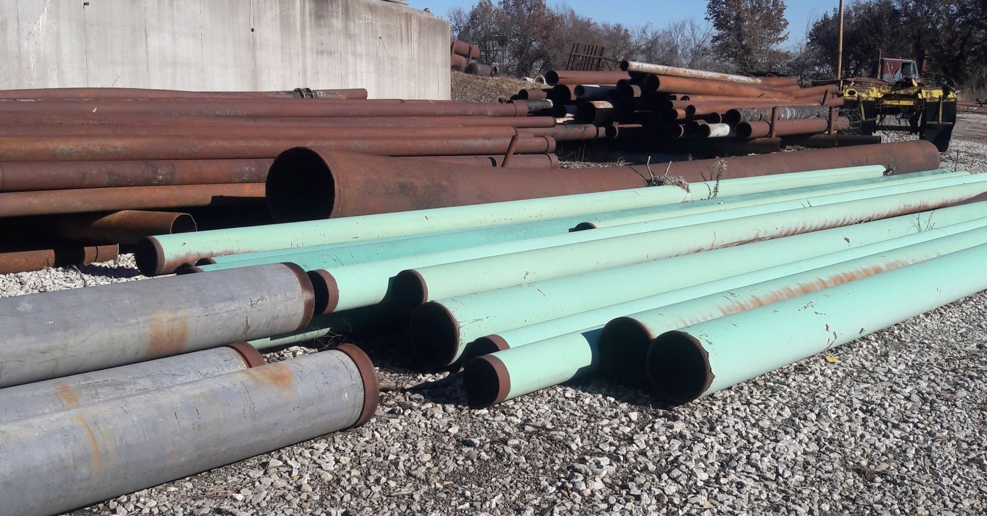 A bunch of pipes are stacked on top of each other — Odessa, MO — Continental Pipe Co.