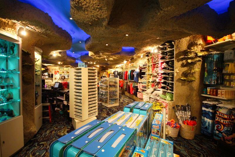 A store filled with lots of toys and sunglasses