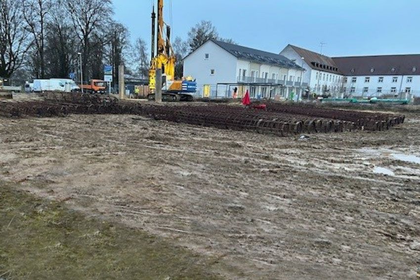 Von der OZEAN GROUP wurden wir beauftragt eine schlüsselfertige Baugrube in Erding zu erstellen. Stand Januar 2025 - Der Baubegin hat bereits stattgefunden und die Arbeiten sind in vollem Gange