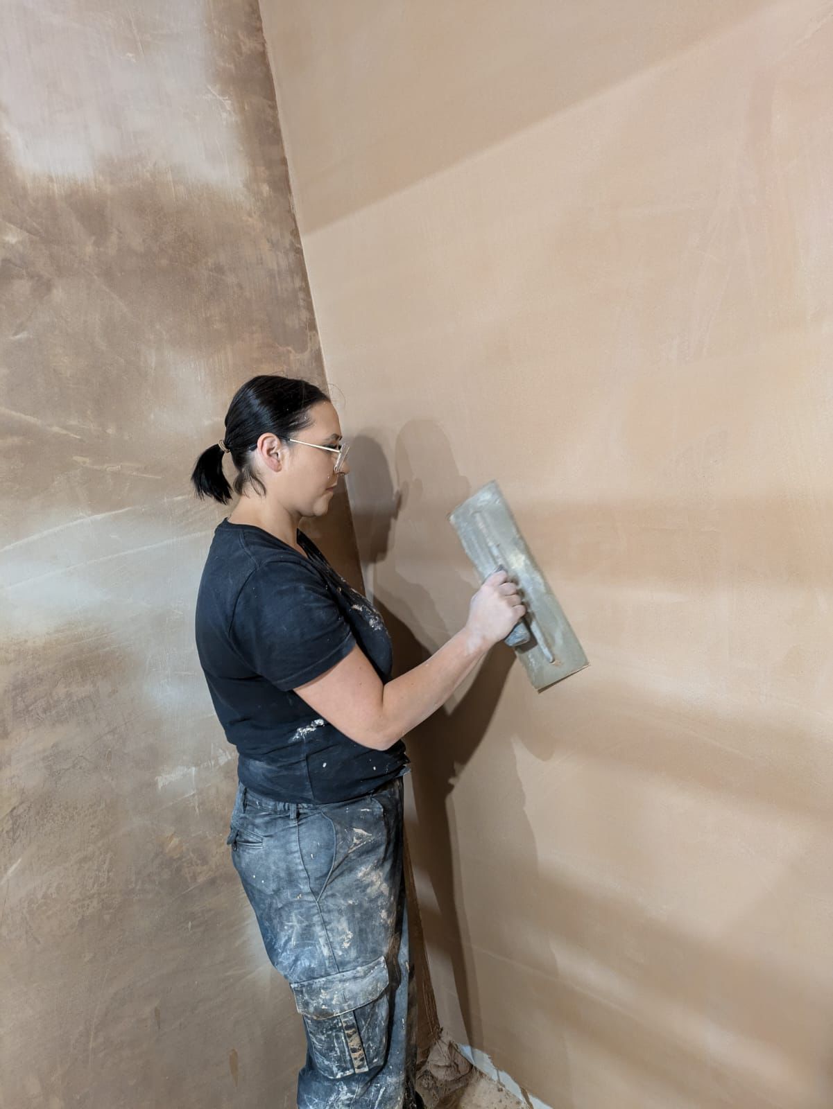 plastering