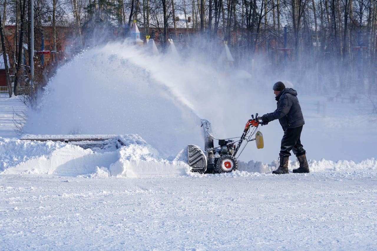 Commercial snow removal services graphic