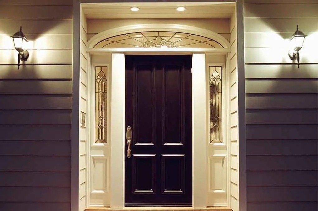 Residential Front Door Lights — Fort Lauderdale, FL — Langer Electric Service Co. Residential Front Door Lights — Fort Lauderdale, FL — Langer Electric Service Co.