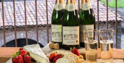 Bottle of sparkling wine Spumante del Castello