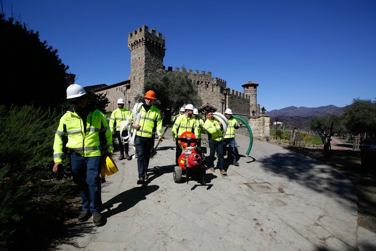 Fire team near Castello
