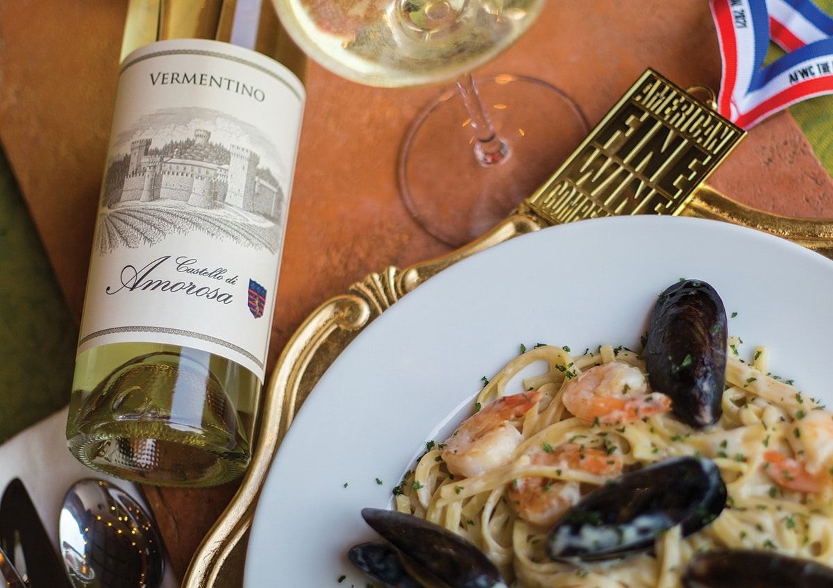 Seafood Pasta & Vermentino Pairing