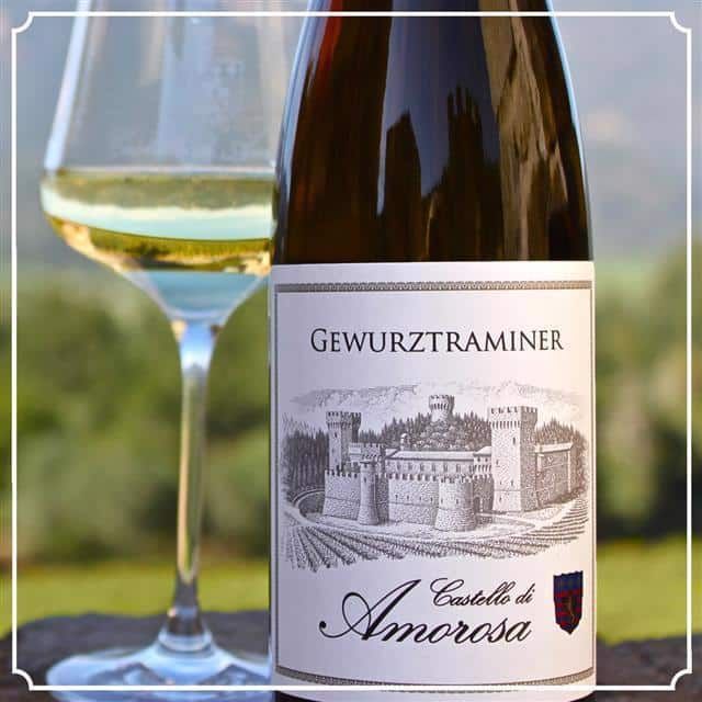 Gewürztraminer wine bottle
