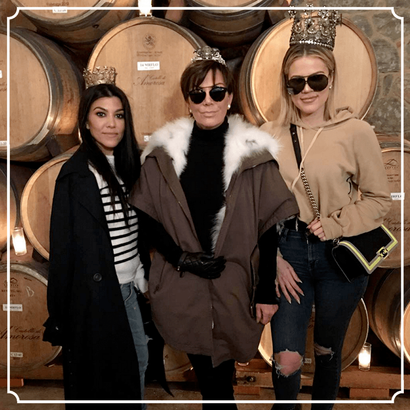 The Kardashians at Castello di Amorosa