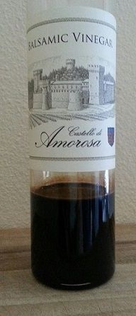 Bottle of balsamic vinegar