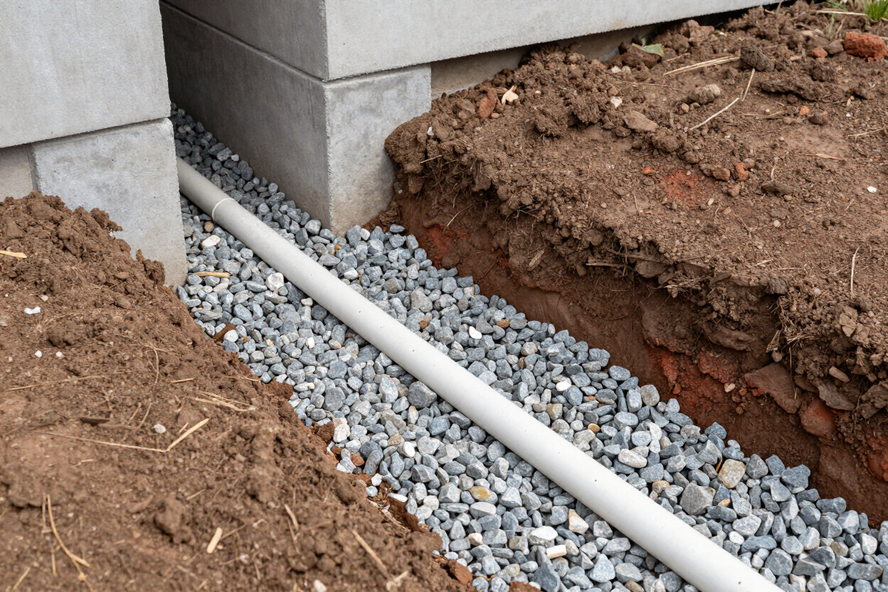 Drainage and grading project in Buckfield, ME
