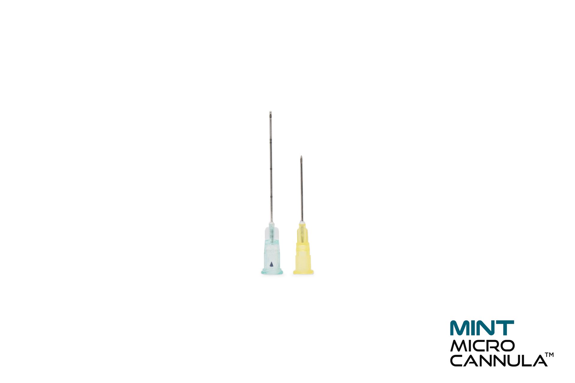Two microcannulas placed together