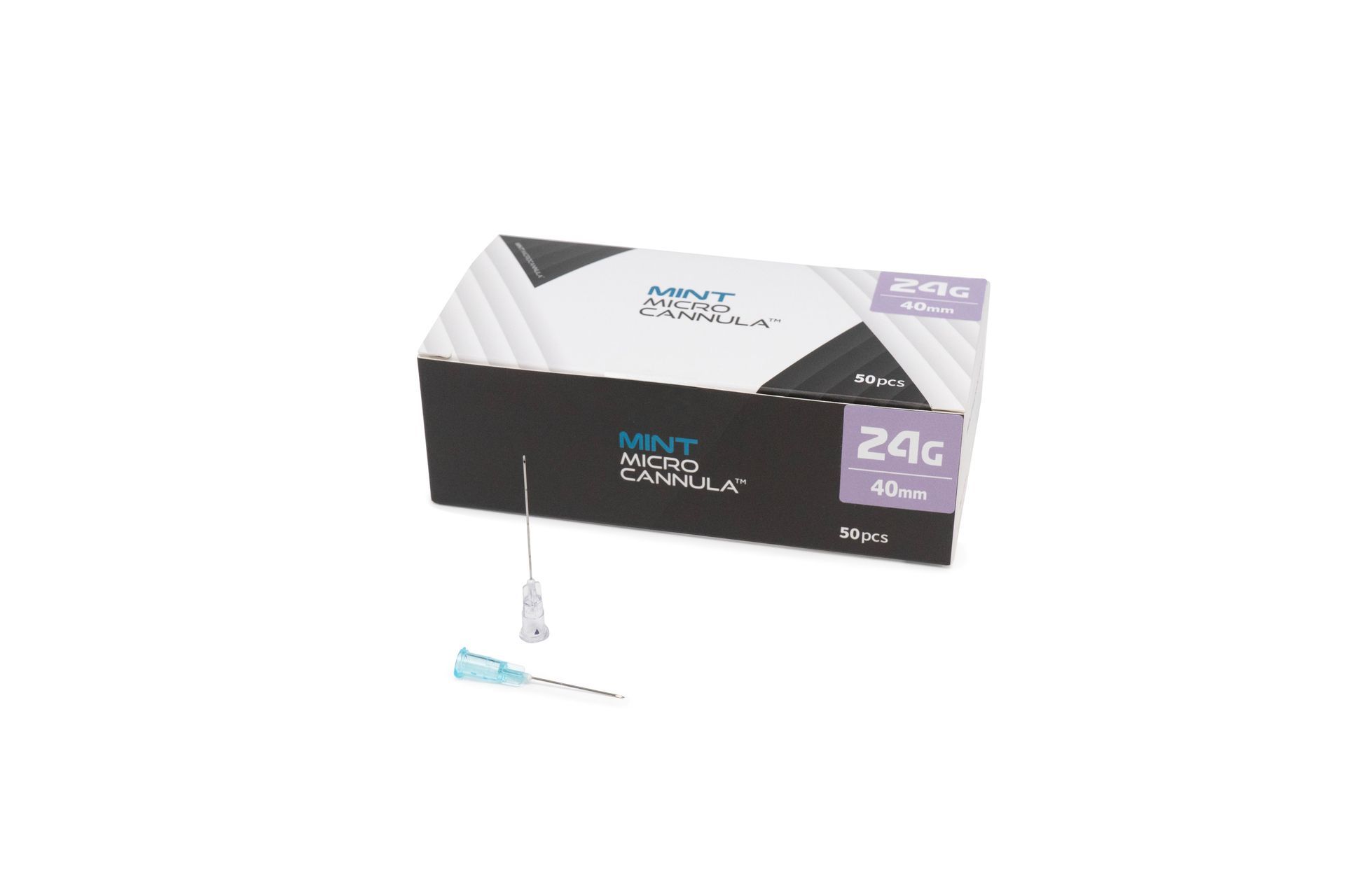 23G MINT Microcannula™ with cannulas placed in front