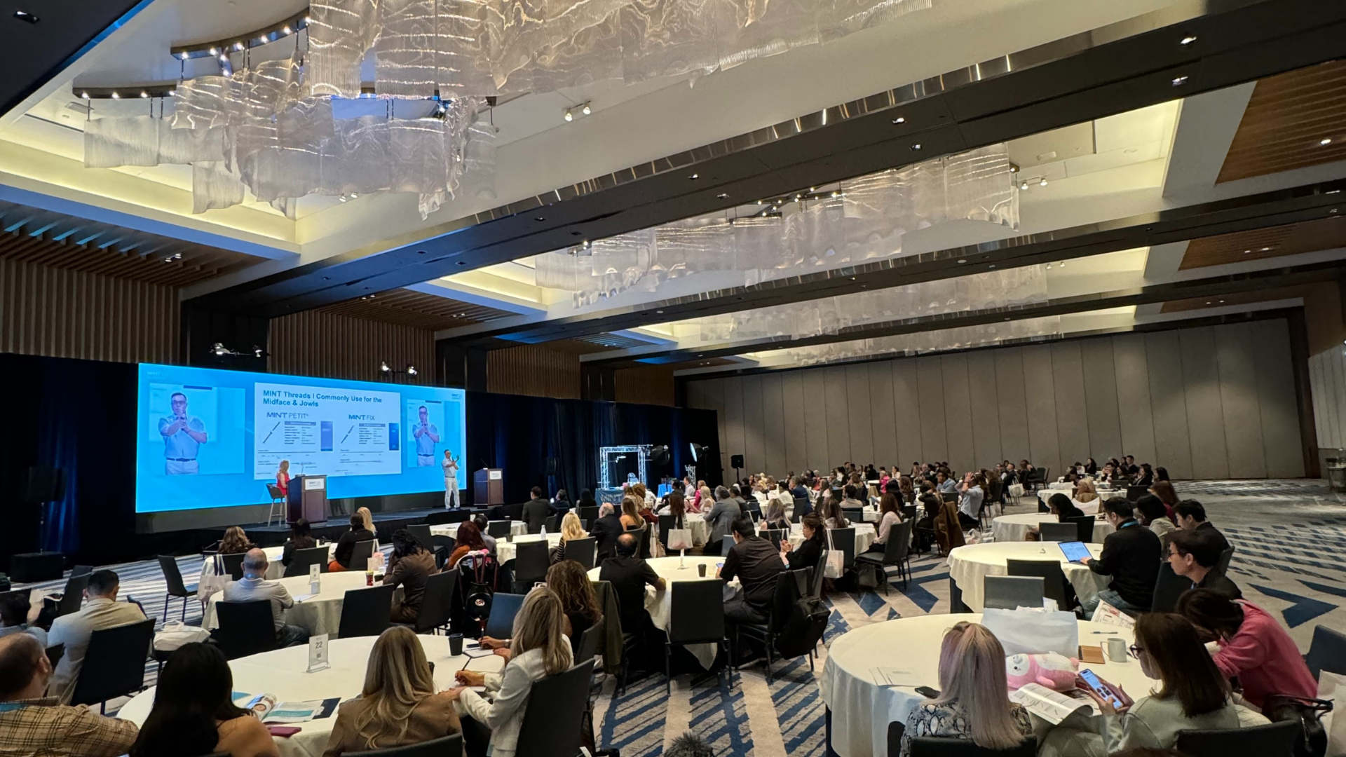 Attendees at MINT Lift Summit PDO thread lift conference