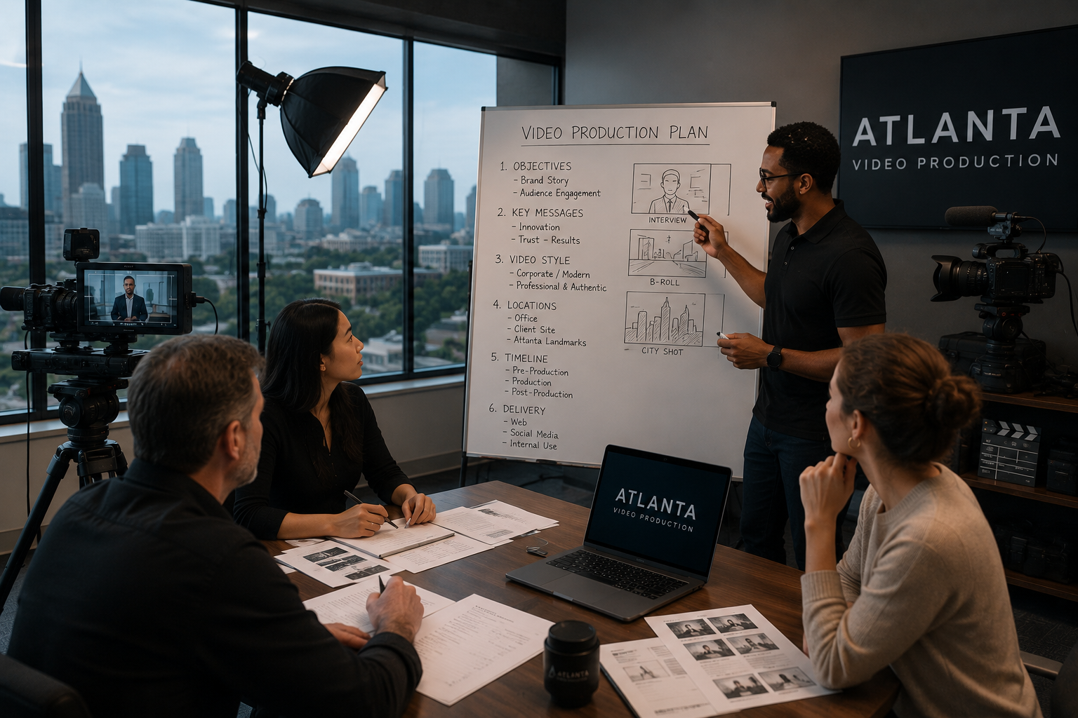 professional guidance related to corporate video production Atlanta