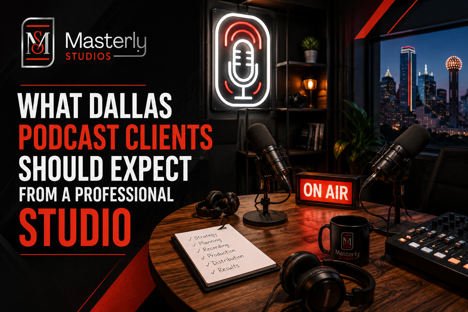 dallas, podcast studio