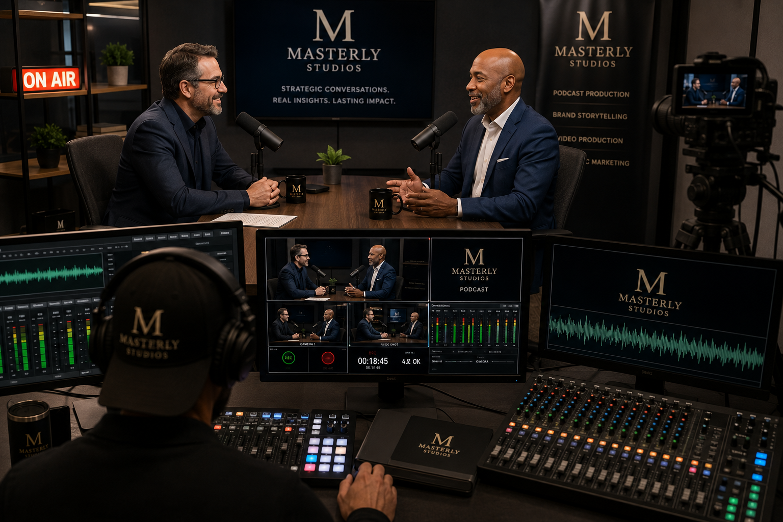 corporate video production filming executive leadership interview