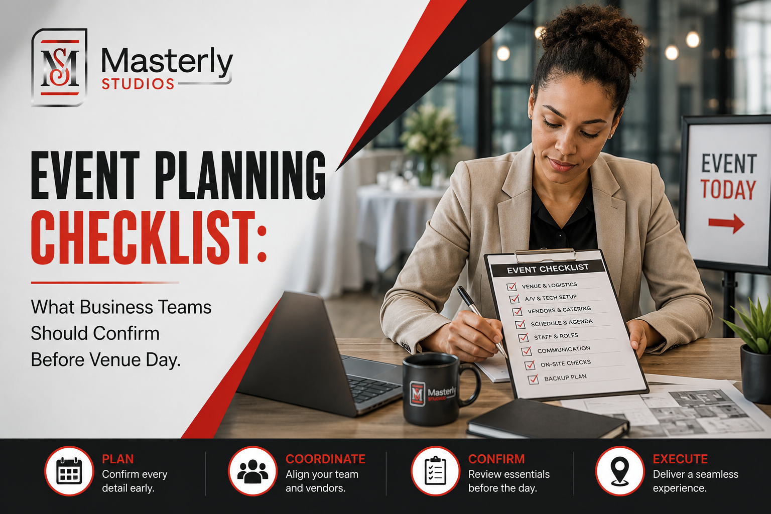 Event planning checklist for business teams