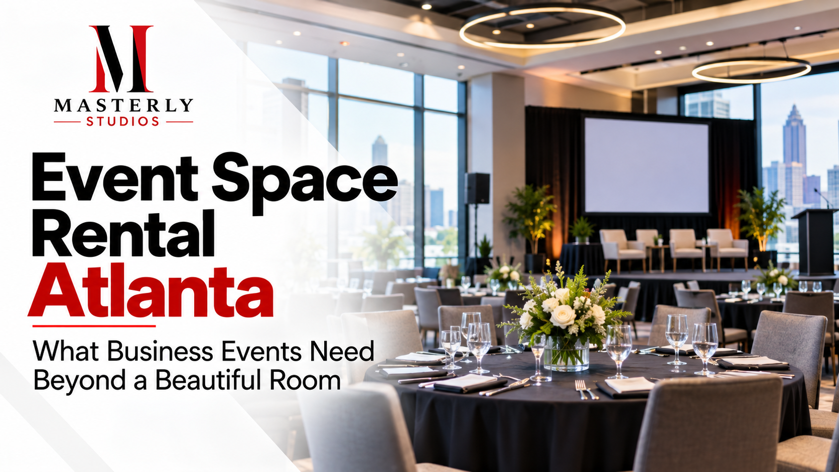 Atlanta event space rental for corporate meetings and business events.
