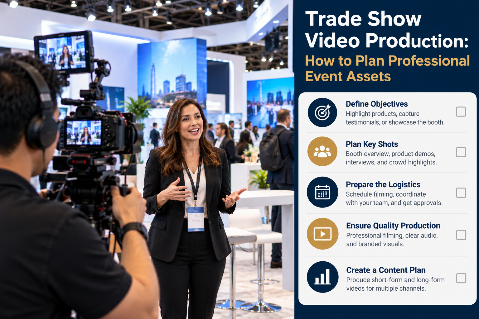 Trade Show Video Production for Professional Event Assets