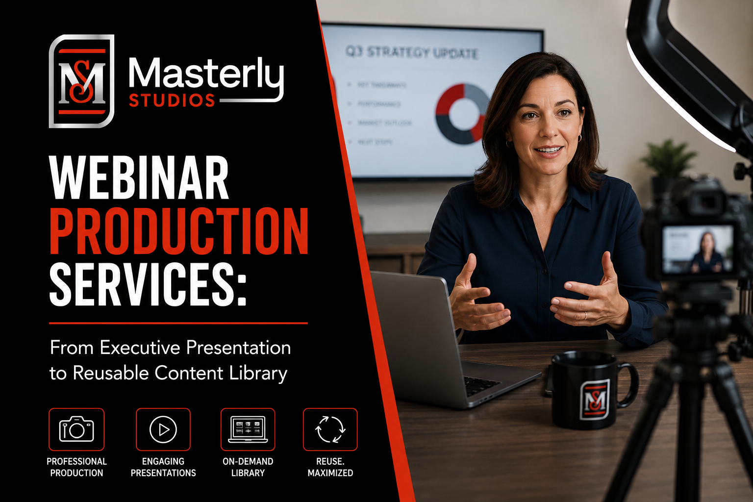 Webinar production services for professional virtual events