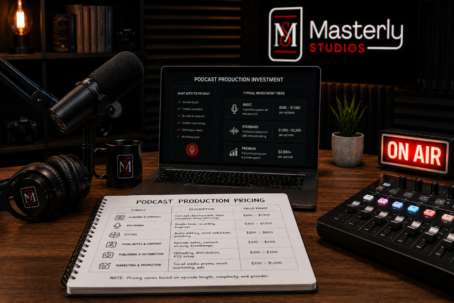podcast strategy room