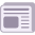 Purple document icon with a folded corner and horizontal text lines.