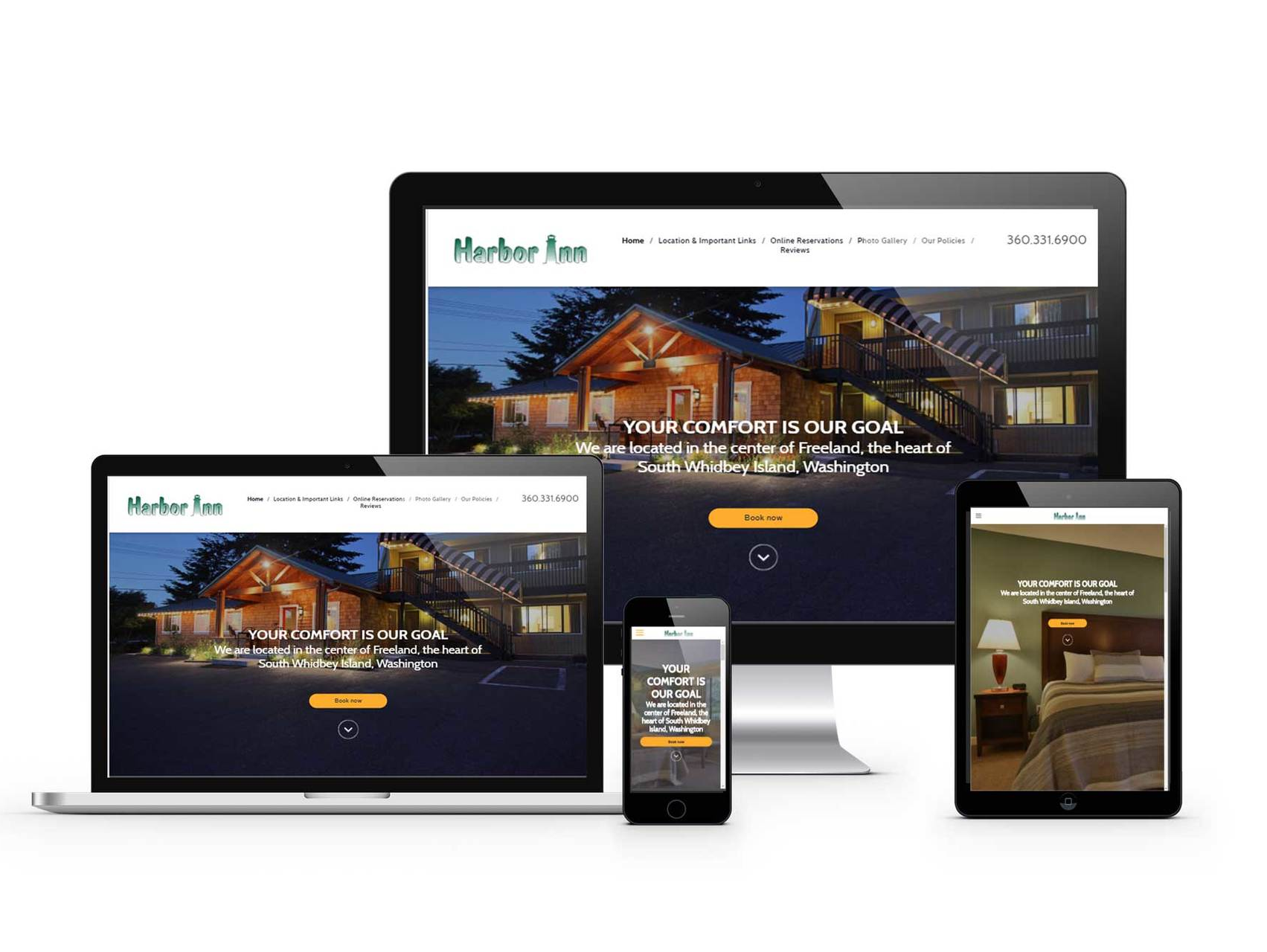 “Gwen and I wish to thank you for doing such an excellent redesign of our website! It looks amazing and welcoming!”