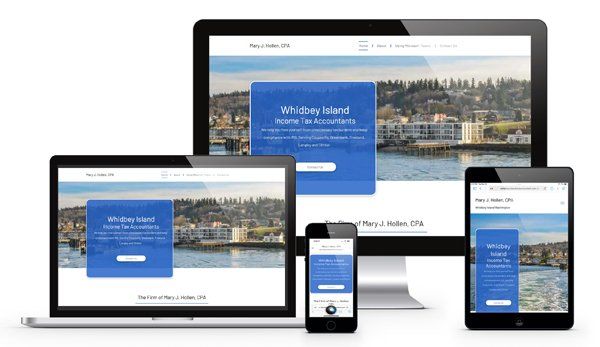 Tax Accountant website design
