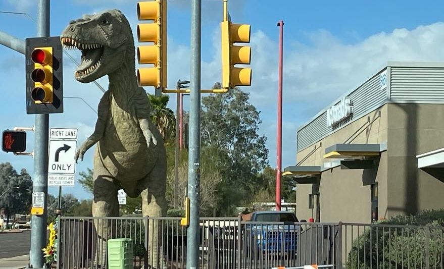Jurassic Park Dinosaur in Tucson