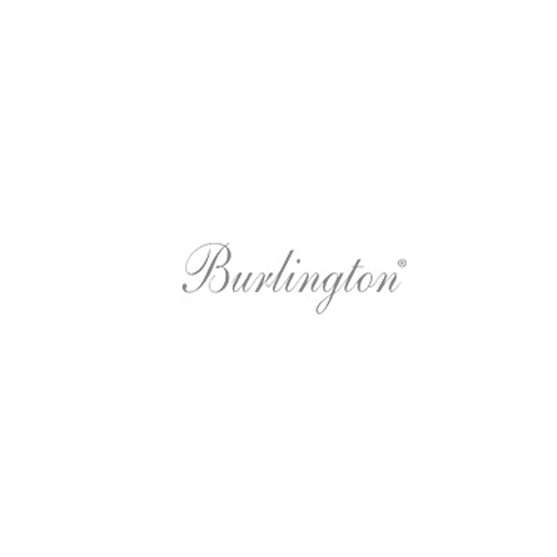 The burlington logo is on a white background.