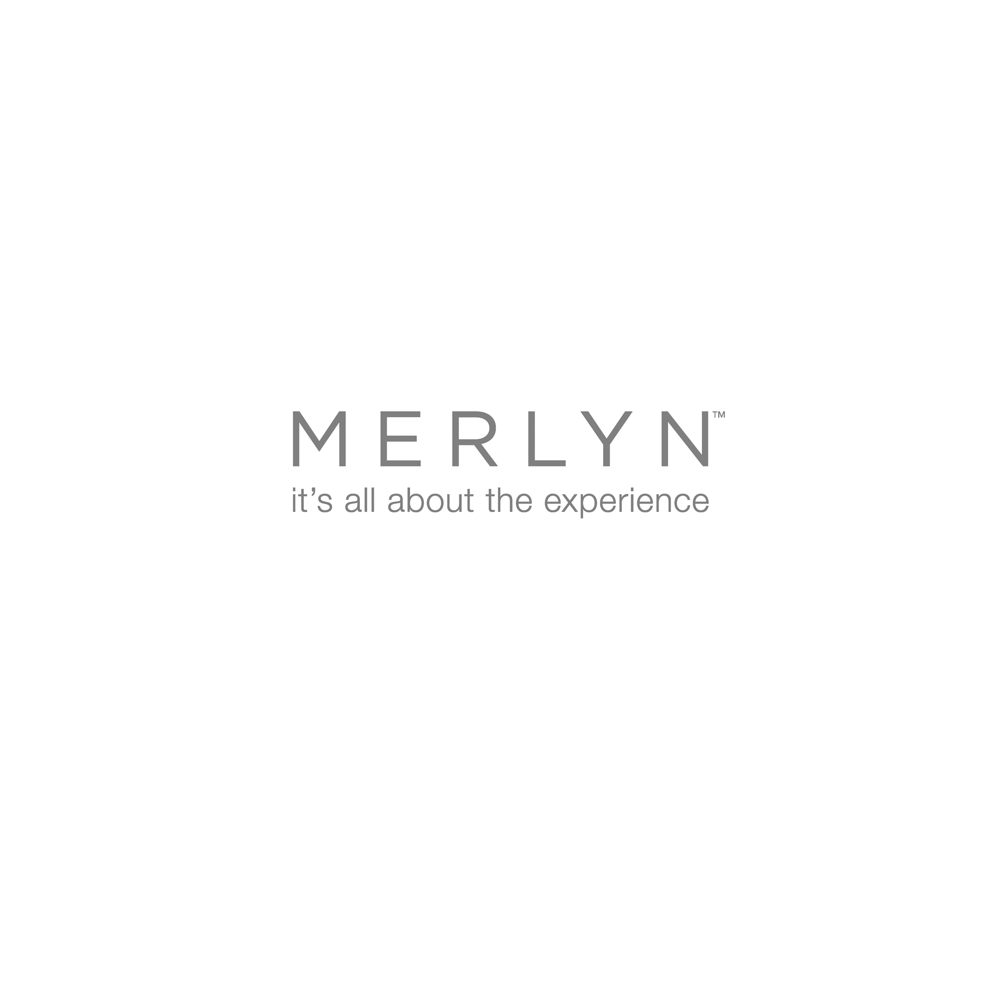 The merlyn logo is all about the experience.