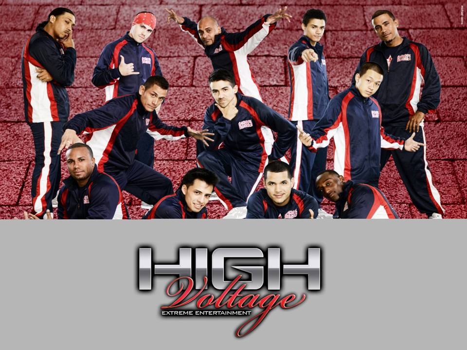 group shot of high voltage members