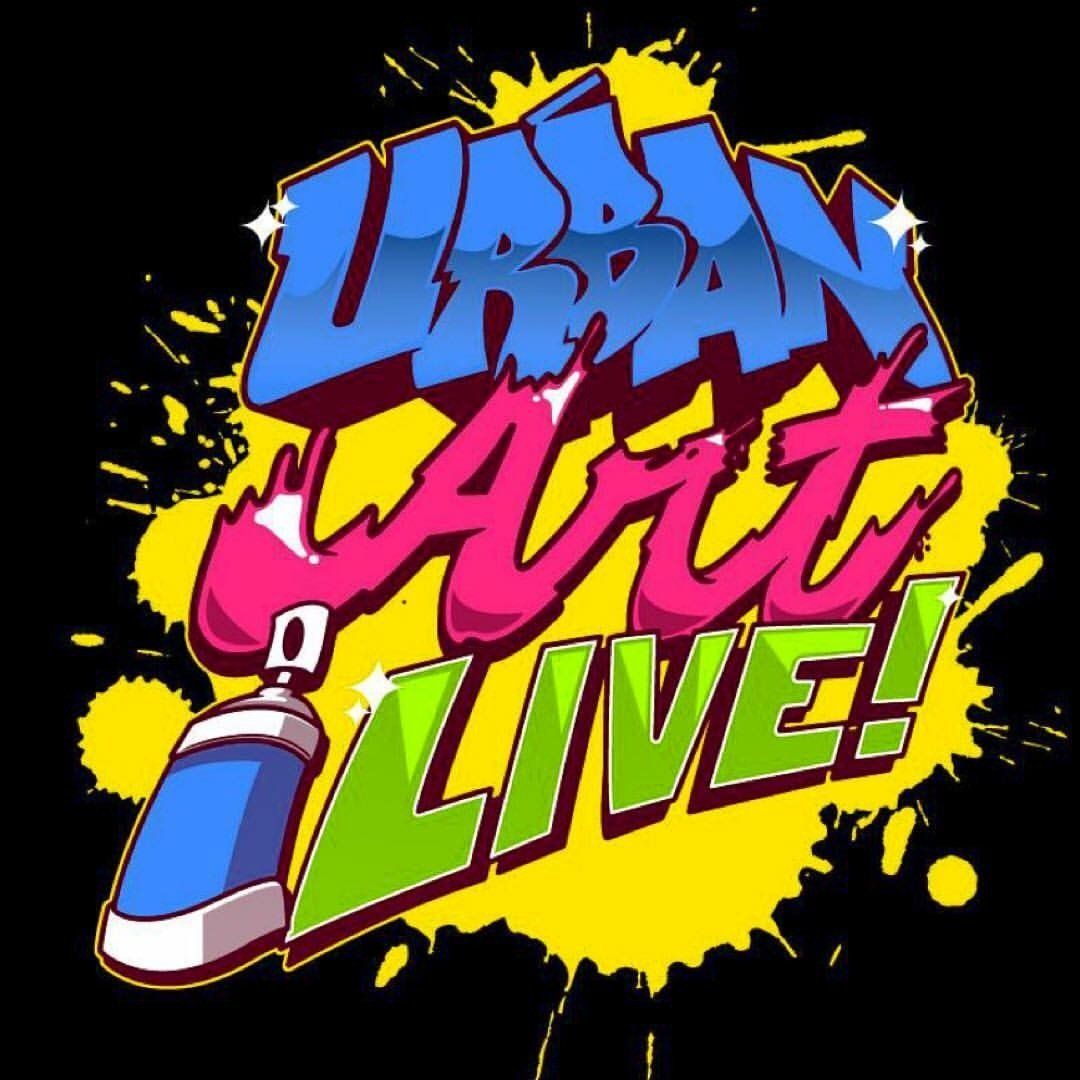 Urban Art Live! spray painted logo